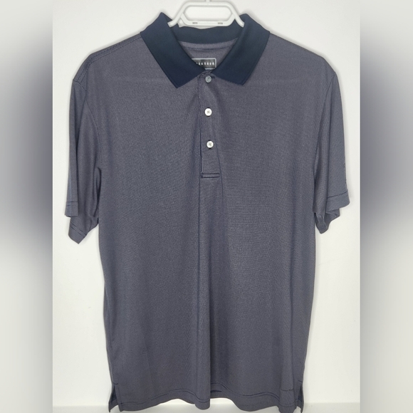 PGA TOUR men's polo shirt, blueish/purple size Medium - Picture 1 of 7